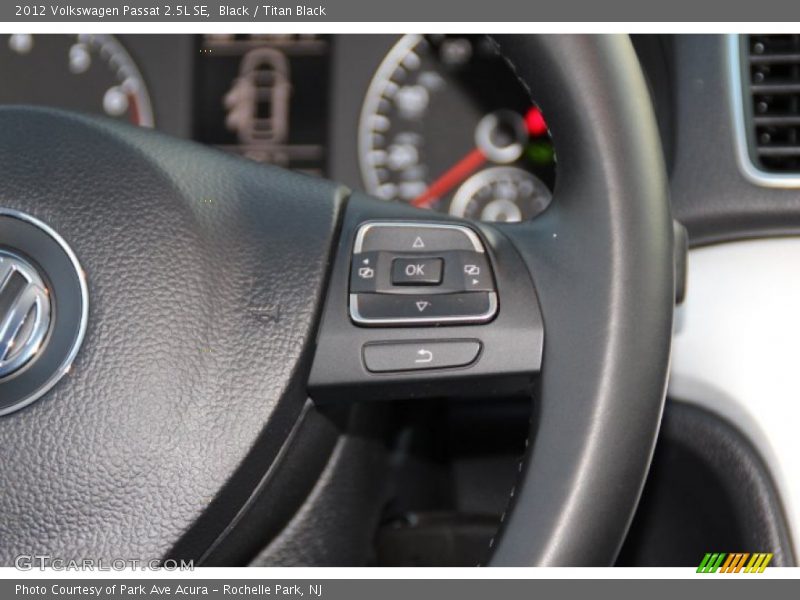 Black / Titan Black 2012 Volkswagen Passat 2.5L SE