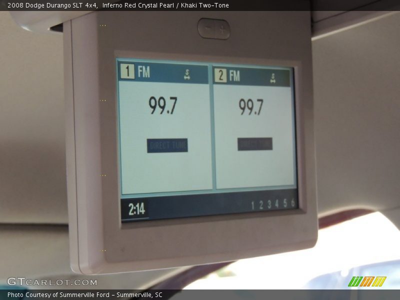 Inferno Red Crystal Pearl / Khaki Two-Tone 2008 Dodge Durango SLT 4x4