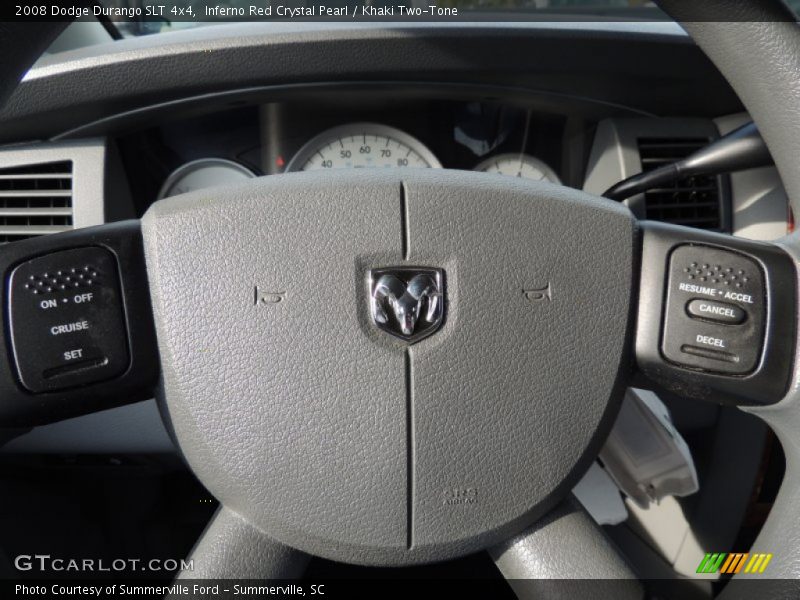 Inferno Red Crystal Pearl / Khaki Two-Tone 2008 Dodge Durango SLT 4x4