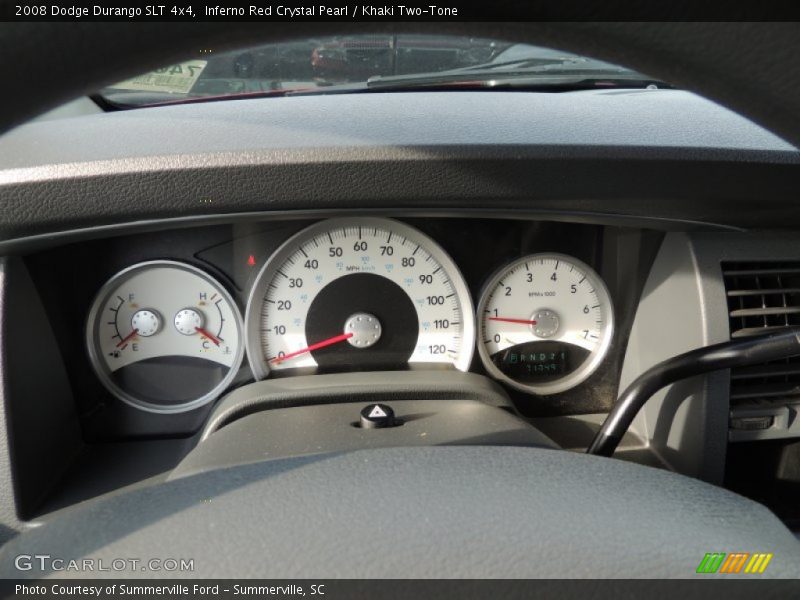 Inferno Red Crystal Pearl / Khaki Two-Tone 2008 Dodge Durango SLT 4x4