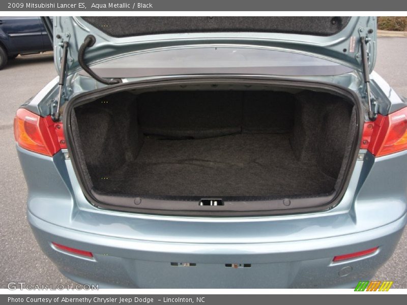 Aqua Metallic / Black 2009 Mitsubishi Lancer ES