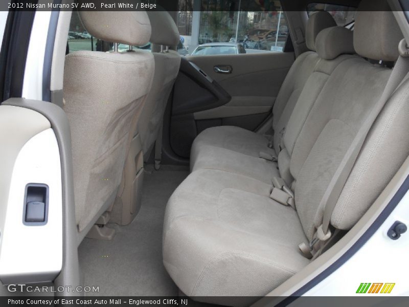 Pearl White / Beige 2012 Nissan Murano SV AWD