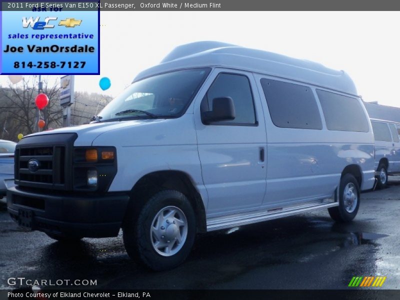 Oxford White / Medium Flint 2011 Ford E Series Van E150 XL Passenger