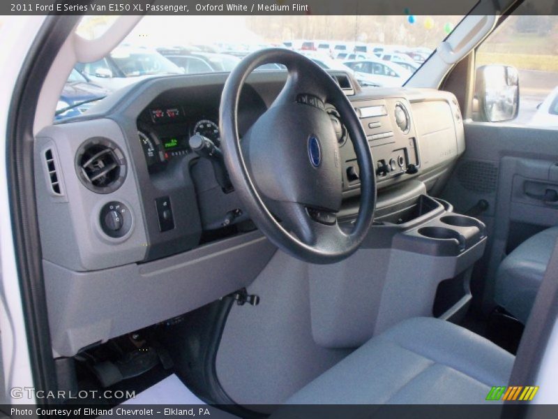 Oxford White / Medium Flint 2011 Ford E Series Van E150 XL Passenger