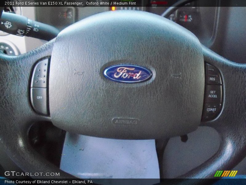 Oxford White / Medium Flint 2011 Ford E Series Van E150 XL Passenger