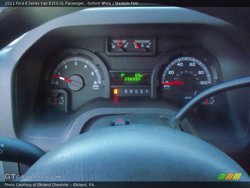 Oxford White / Medium Flint 2011 Ford E Series Van E150 XL Passenger