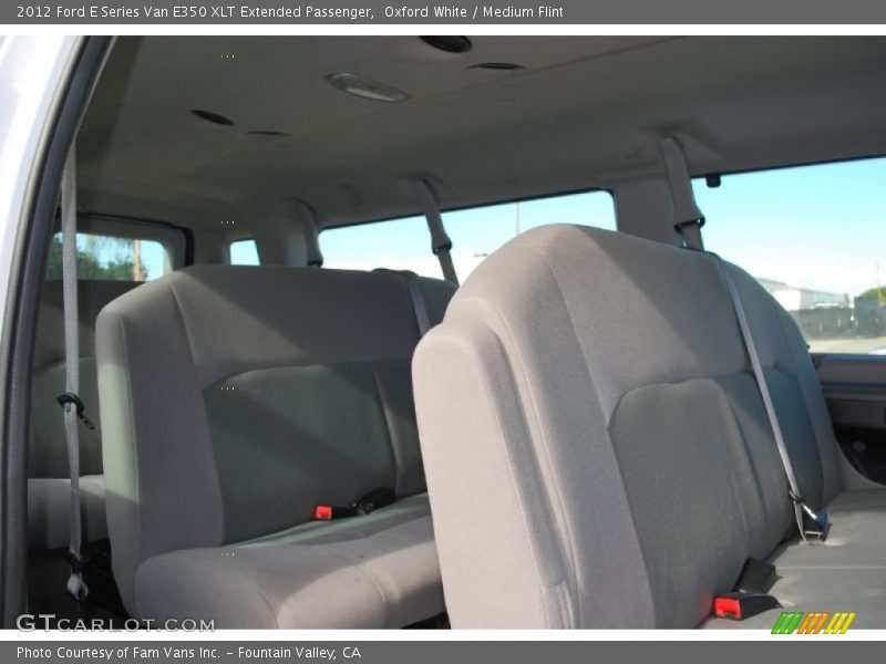 Oxford White / Medium Flint 2012 Ford E Series Van E350 XLT Extended Passenger