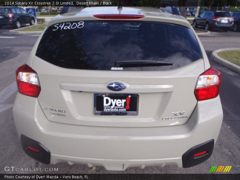 Desert Khaki / Black 2014 Subaru XV Crosstrek 2.0i Limited