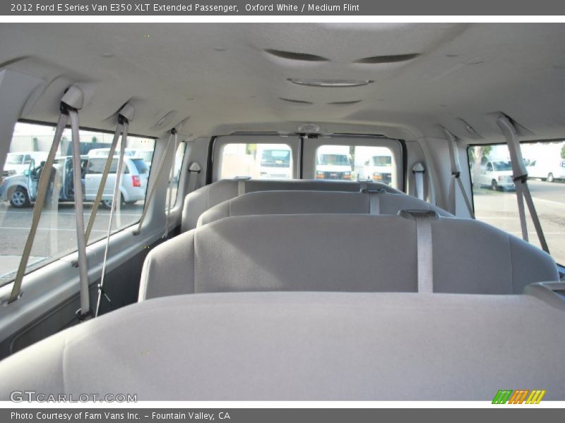 Oxford White / Medium Flint 2012 Ford E Series Van E350 XLT Extended Passenger