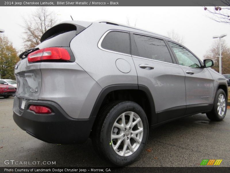 Billet Silver Metallic / Morocco - Black 2014 Jeep Cherokee Latitude