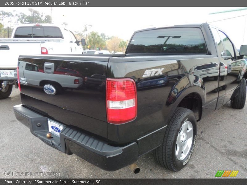 Black / Tan 2005 Ford F150 STX Regular Cab