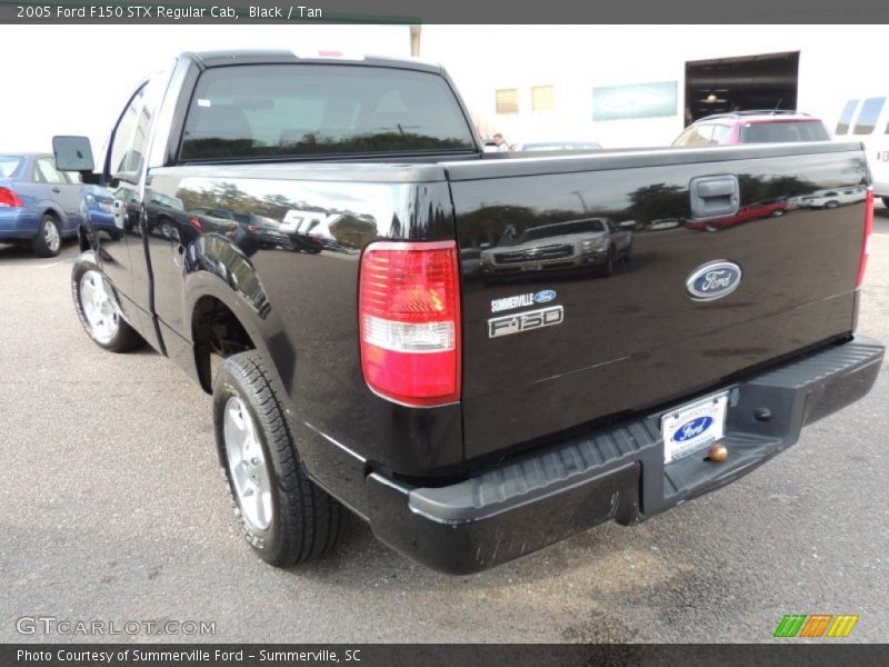 Black / Tan 2005 Ford F150 STX Regular Cab