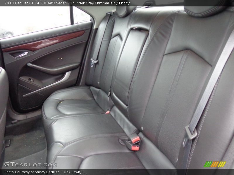 Thunder Gray ChromaFlair / Ebony 2010 Cadillac CTS 4 3.0 AWD Sedan