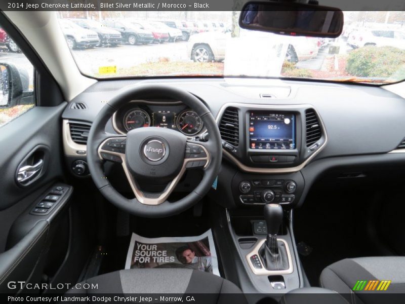 Billet Silver Metallic / Morocco - Black 2014 Jeep Cherokee Latitude