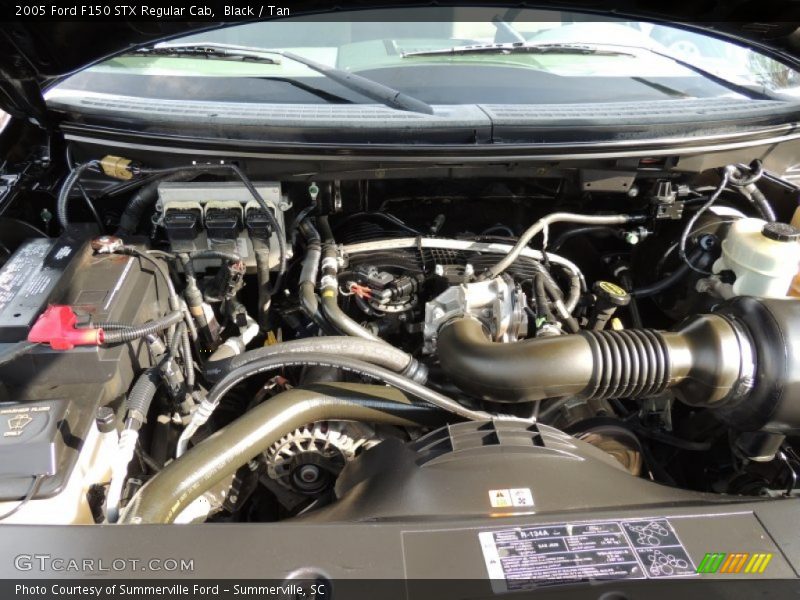 Black / Tan 2005 Ford F150 STX Regular Cab