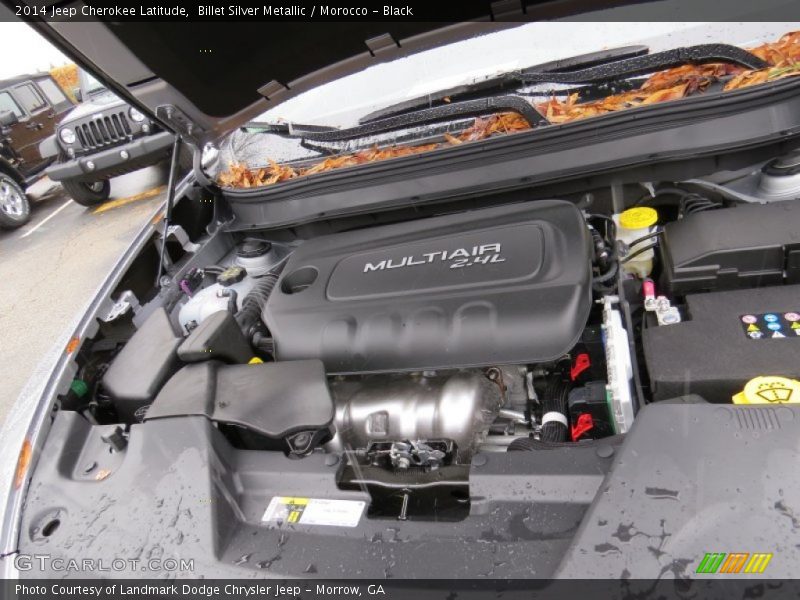 Billet Silver Metallic / Morocco - Black 2014 Jeep Cherokee Latitude