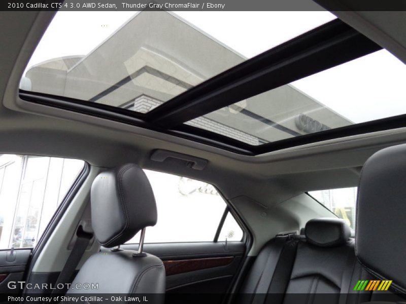 Thunder Gray ChromaFlair / Ebony 2010 Cadillac CTS 4 3.0 AWD Sedan