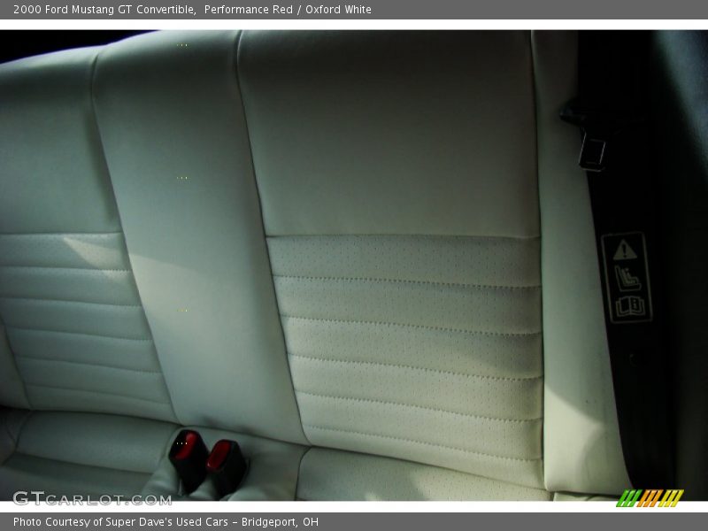 Performance Red / Oxford White 2000 Ford Mustang GT Convertible