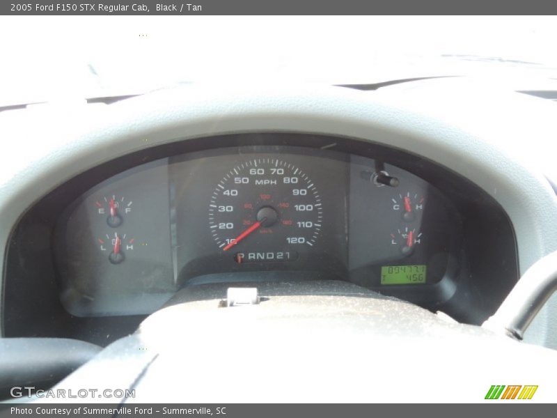 Black / Tan 2005 Ford F150 STX Regular Cab