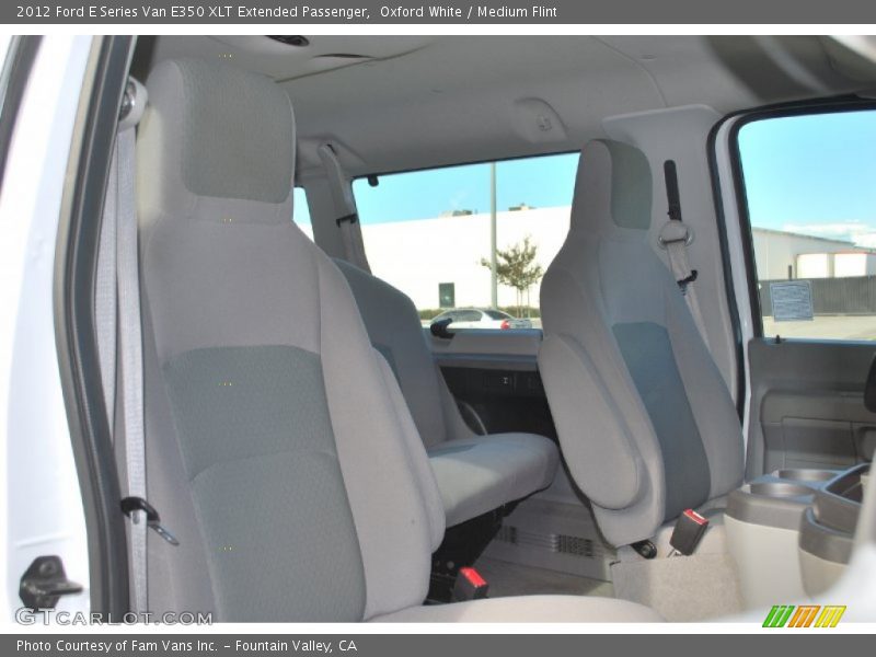 Oxford White / Medium Flint 2012 Ford E Series Van E350 XLT Extended Passenger