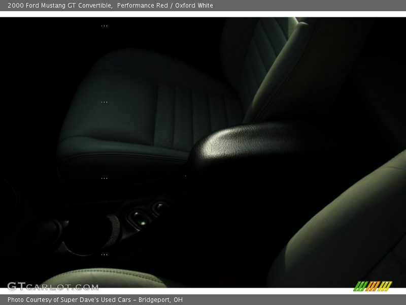 Performance Red / Oxford White 2000 Ford Mustang GT Convertible