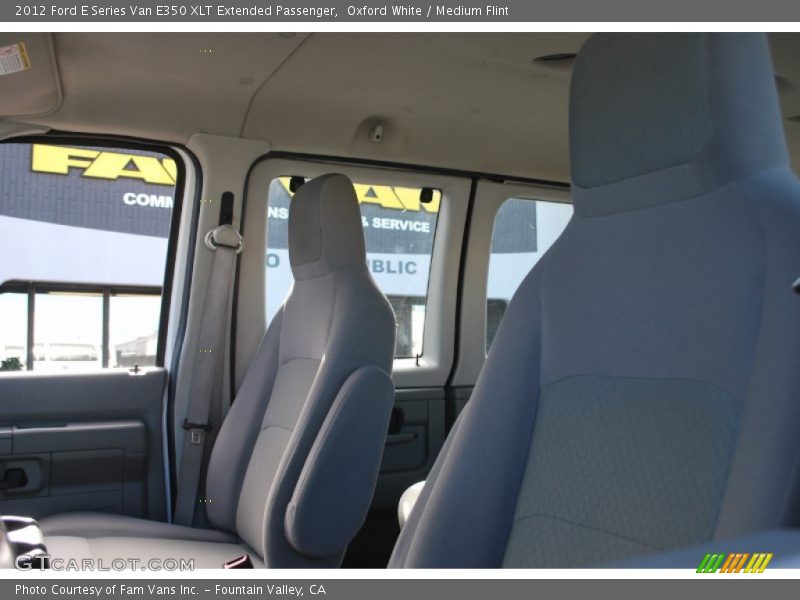 Oxford White / Medium Flint 2012 Ford E Series Van E350 XLT Extended Passenger