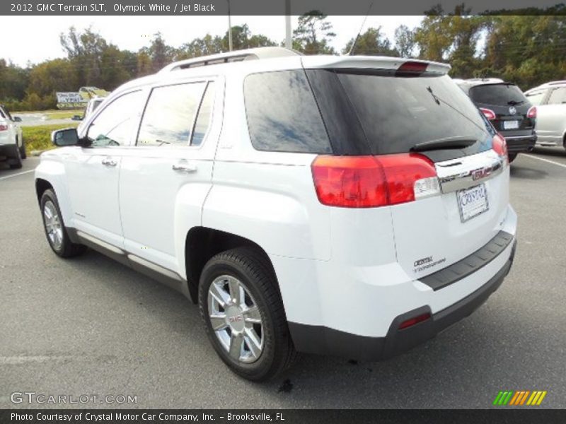 Olympic White / Jet Black 2012 GMC Terrain SLT