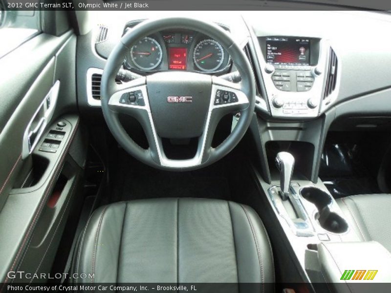 Olympic White / Jet Black 2012 GMC Terrain SLT