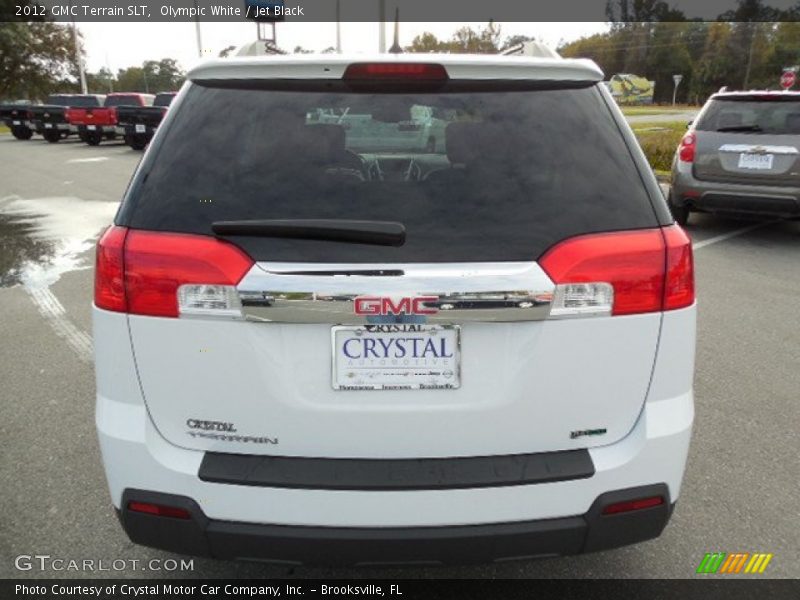 Olympic White / Jet Black 2012 GMC Terrain SLT