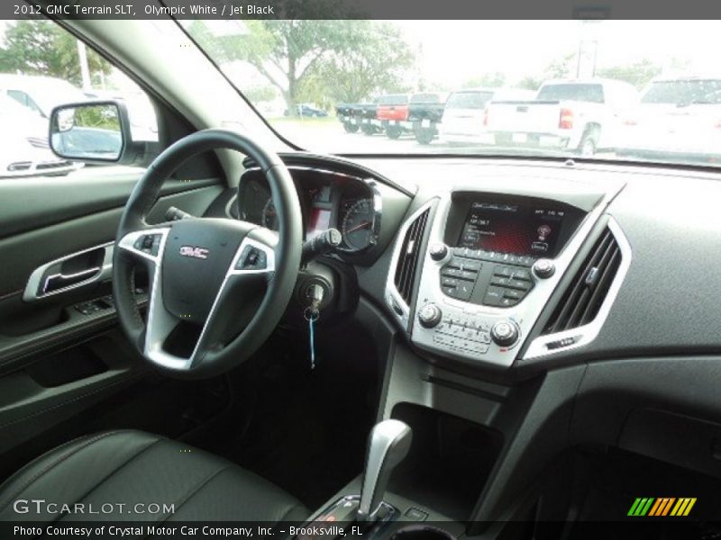 Olympic White / Jet Black 2012 GMC Terrain SLT