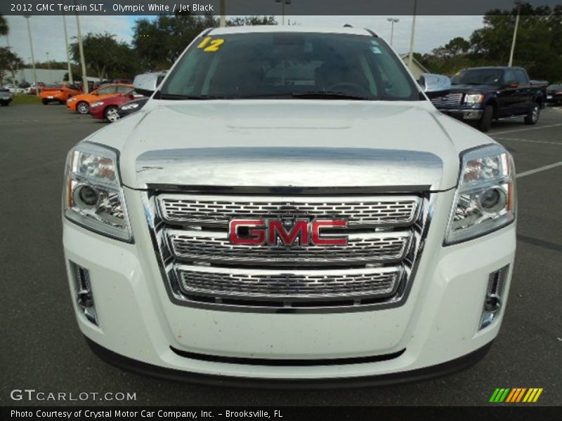 Olympic White / Jet Black 2012 GMC Terrain SLT