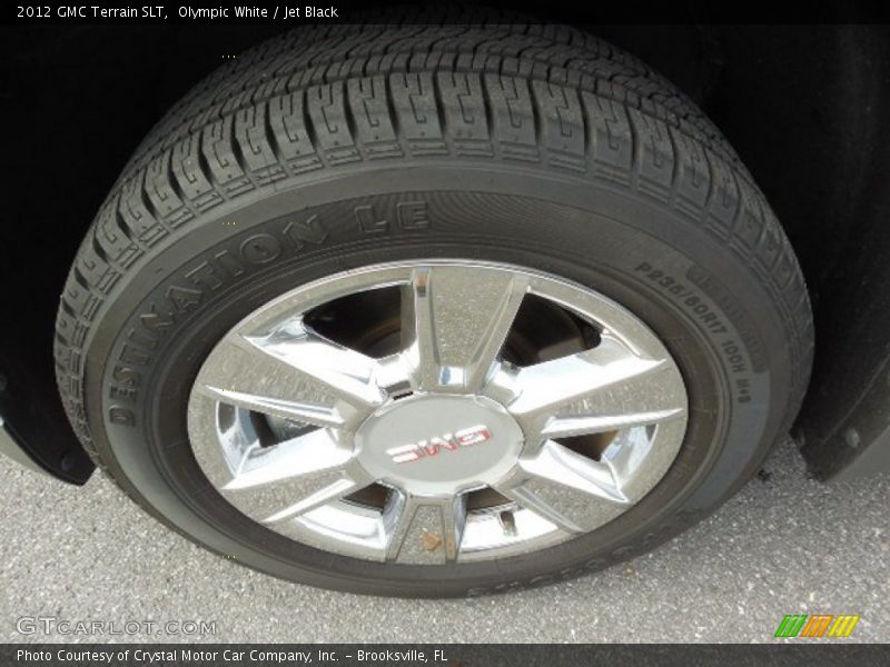 Olympic White / Jet Black 2012 GMC Terrain SLT