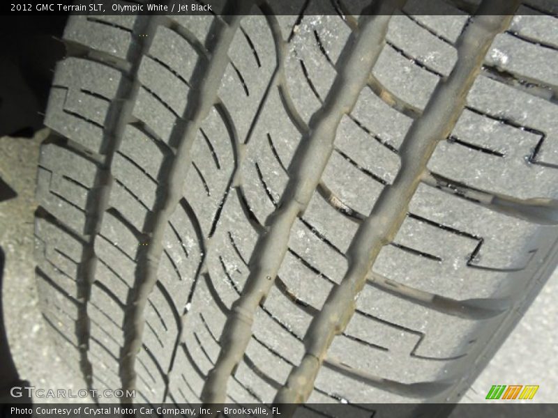 Olympic White / Jet Black 2012 GMC Terrain SLT