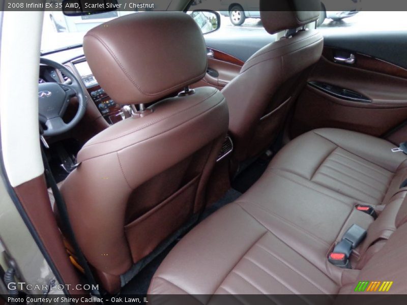 Rear Seat of 2008 EX 35 AWD