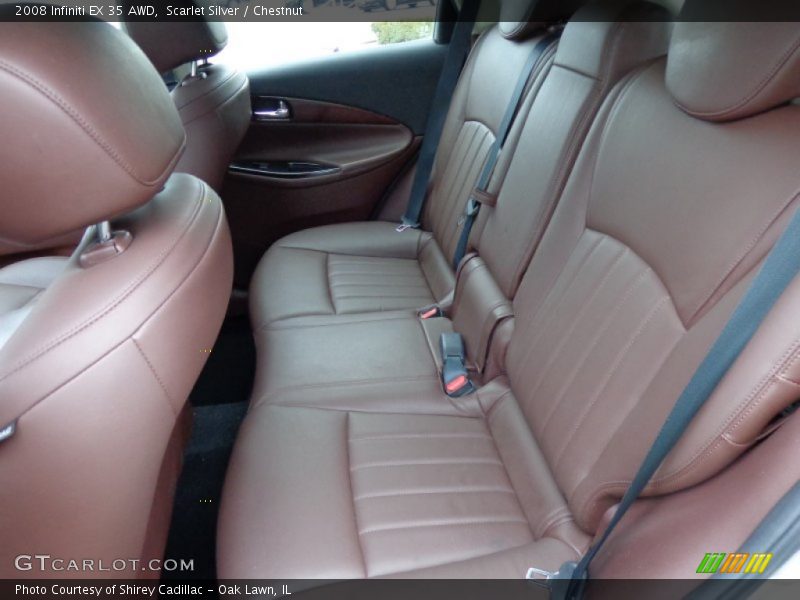 Rear Seat of 2008 EX 35 AWD