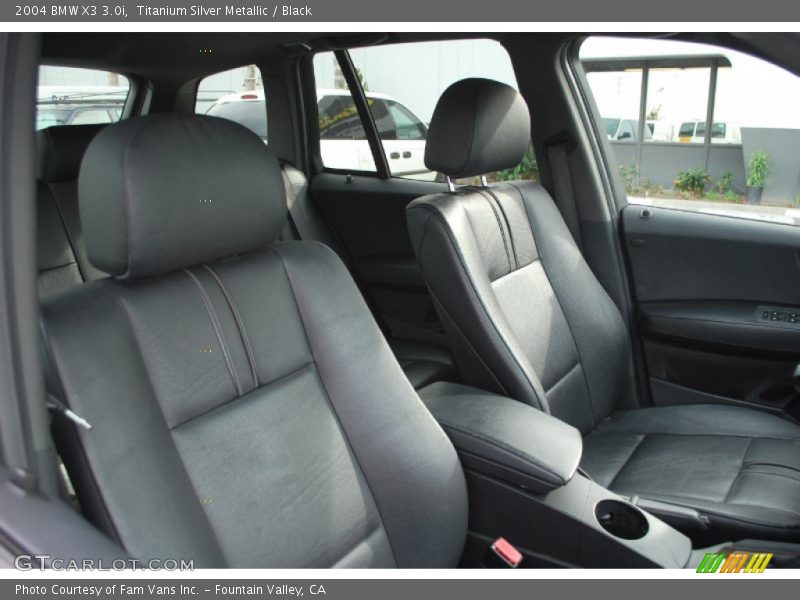 Titanium Silver Metallic / Black 2004 BMW X3 3.0i