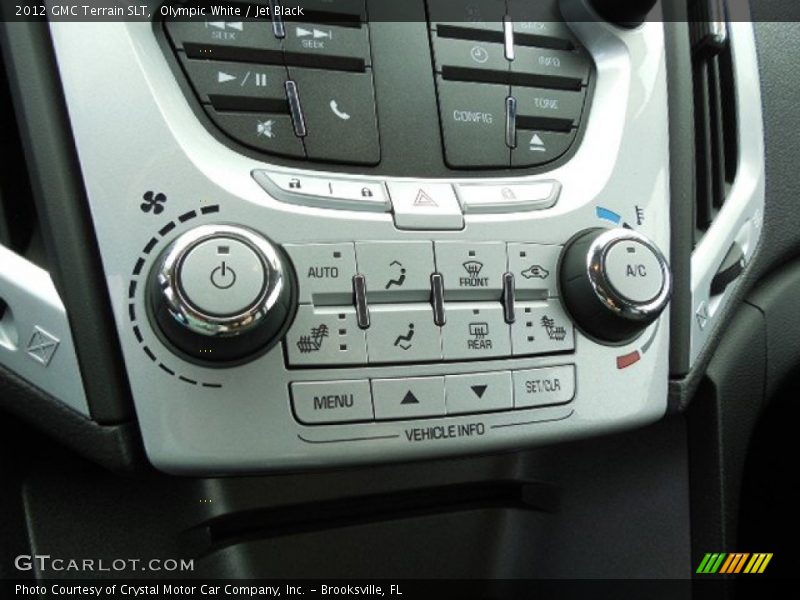 Olympic White / Jet Black 2012 GMC Terrain SLT