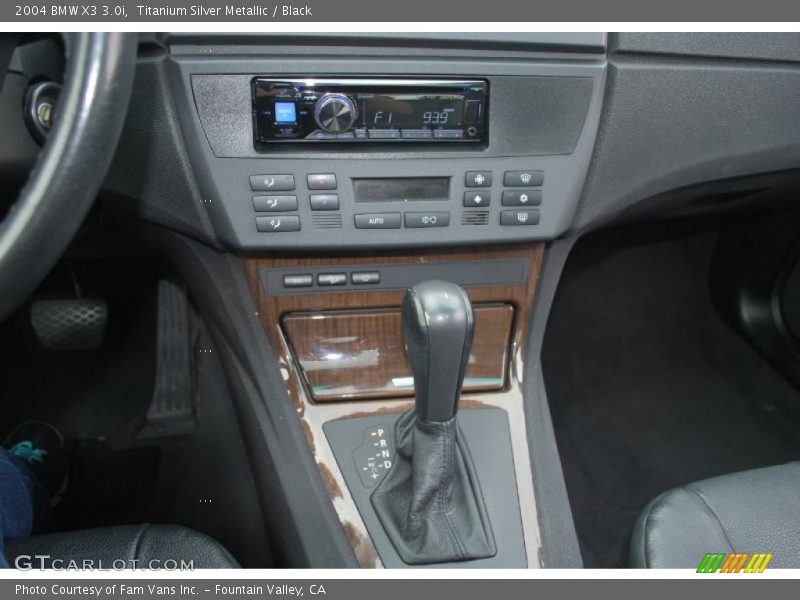 Titanium Silver Metallic / Black 2004 BMW X3 3.0i
