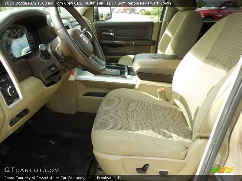 Austin Tan Pearl / Light Pebble Beige/Bark Brown 2010 Dodge Ram 1500 Big Horn Crew Cab