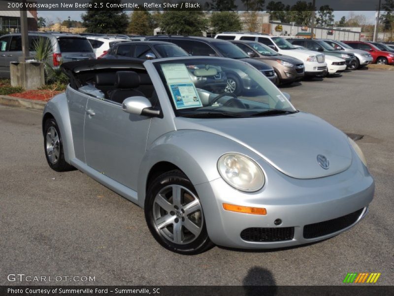 Reflex Silver / Black 2006 Volkswagen New Beetle 2.5 Convertible
