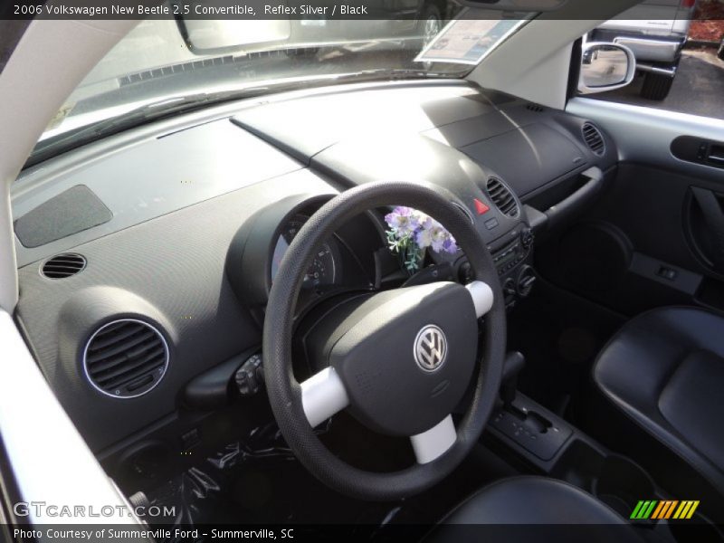 Reflex Silver / Black 2006 Volkswagen New Beetle 2.5 Convertible