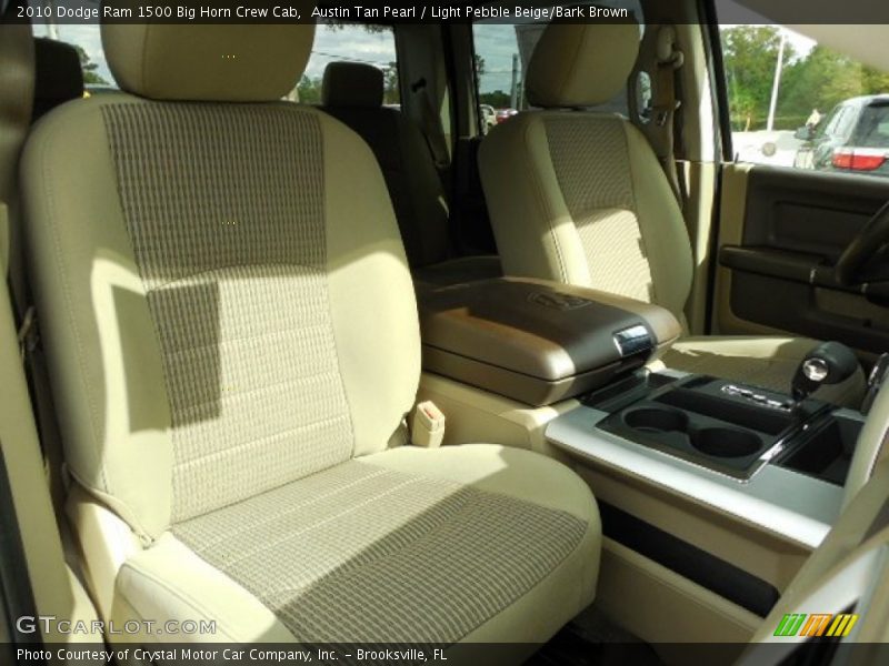 Austin Tan Pearl / Light Pebble Beige/Bark Brown 2010 Dodge Ram 1500 Big Horn Crew Cab