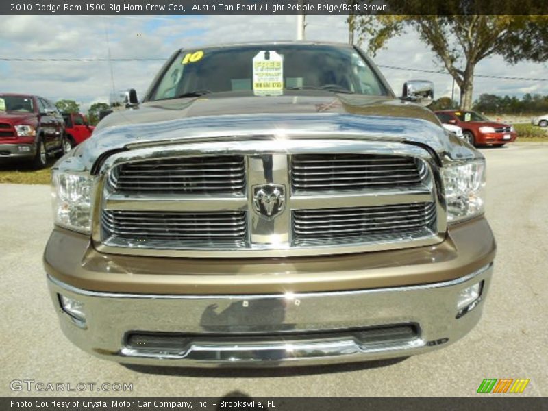 Austin Tan Pearl / Light Pebble Beige/Bark Brown 2010 Dodge Ram 1500 Big Horn Crew Cab