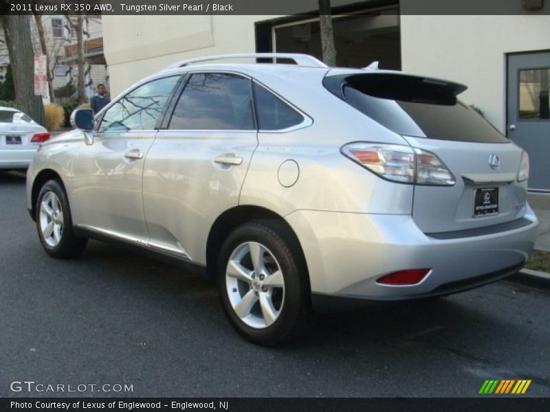 Tungsten Silver Pearl / Black 2011 Lexus RX 350 AWD