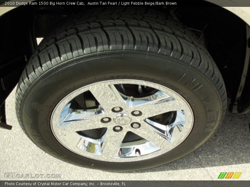 Austin Tan Pearl / Light Pebble Beige/Bark Brown 2010 Dodge Ram 1500 Big Horn Crew Cab