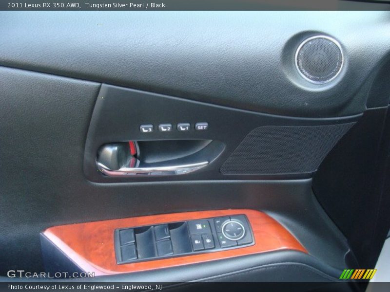 Tungsten Silver Pearl / Black 2011 Lexus RX 350 AWD