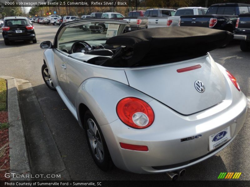 Reflex Silver / Black 2006 Volkswagen New Beetle 2.5 Convertible