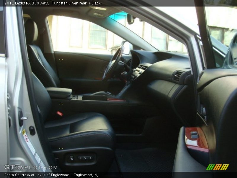 Tungsten Silver Pearl / Black 2011 Lexus RX 350 AWD