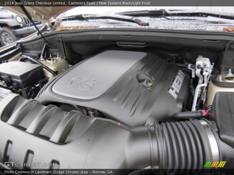 Cashmere Pearl / New Zealand Black/Light Frost 2014 Jeep Grand Cherokee Limited