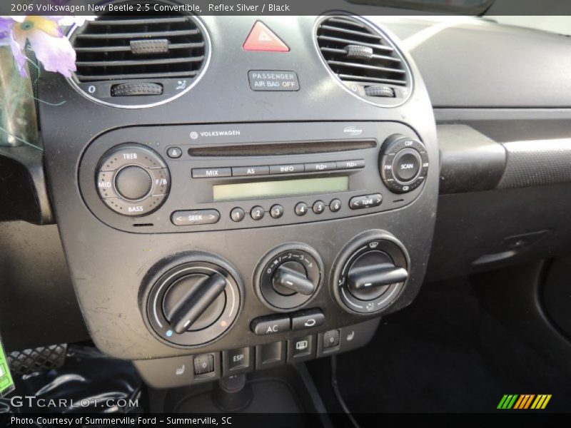 Reflex Silver / Black 2006 Volkswagen New Beetle 2.5 Convertible